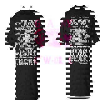 Granny Of The Birthday Cow-Girl Rodeo Cowgirl Bday T-Shirt | Seseable UK