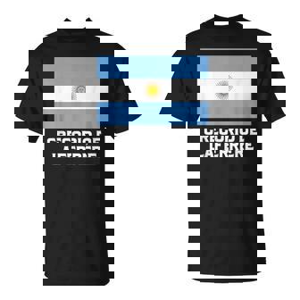 Gregorio De Laferrere República Argentina Emblema De Bandera Camiseta unisex - Regaloses