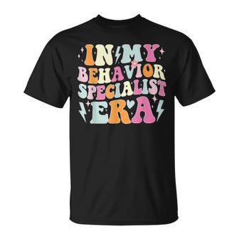 Groovy In My Behavior Specialist Era Behavior Teachers T-Shirt - Thegiftio UK