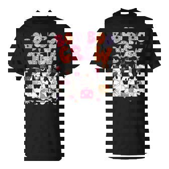 Groovy Boo Boo Crew Nurse Ghost Halloween Team Custome T-Shirt - Seseable