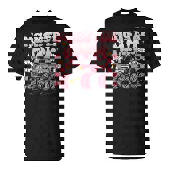 Groovy Monster Truck Mama Mom Monster Truck Are My Jam Truck T-Shirt | Seseable UK