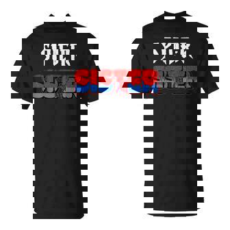 Groovy Spider Sister Matching Family Birthday Party Theme T-Shirt - Monsterry