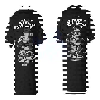 Gym Bro Gorilla Divertido Lindo Es Hombres Entrenamientos Camiseta unisex - Regaloses