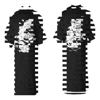 Gym Shark Exercise Training Workout T-Shirt - Thegiftio