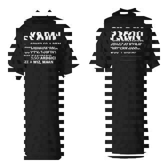 Hacker Programmer Informatik Html Admin Binär Usbysadmin T-Shirt - Geschenkecke