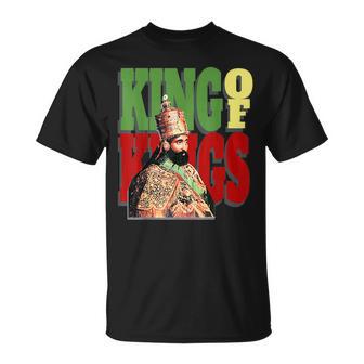 Haileelassie King Rastafari Camiseta unisex - Regaloses