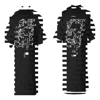 Halloween 67 Costume Halloween 6 7 Spider Web T-Shirt | Seseable UK