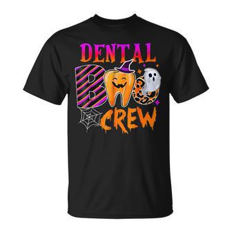 Halloween Dental Boo Crew Th Dentist Spooky T-Shirt - Thegiftio
