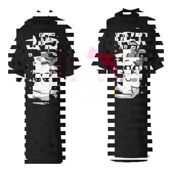 Halloween Paper Scissors Rock Matching Cute Paper Costume T-Shirt | Seseable FR