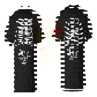 Halloween Skeleton Pregnancy Baby Girl Pregnant T-Shirt - Monsterry