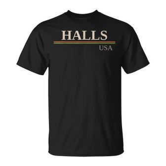 Halls Estados Unidos Camiseta unisex - Regaloses