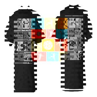 Hand Handball Joueur Handballeur France Enfant Garçon Retro T-Shirt - Cadeauxyz