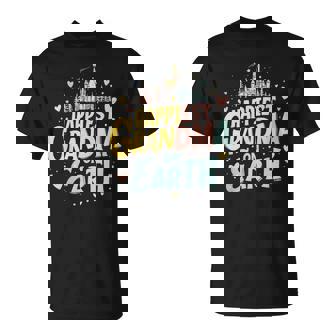 Happiest Grandma On Earth Cute Castle Fairy Tale Magical T-Shirt | Seseable CA