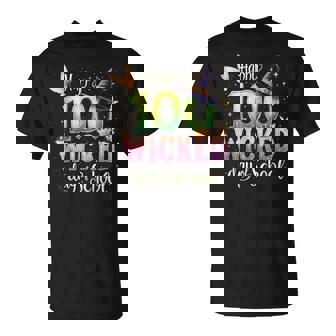 Happy 100 Wicked Days Of School 100 Days Of School Costume T-Shirt | Seseable UK