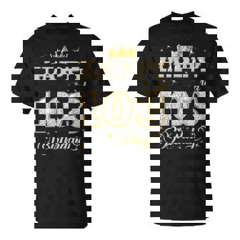 Happy 103Rd Birthday 103歳 女性 男性 誕生日パーティー 長袖tシャツ Tシャツ - Kawaiitshirt