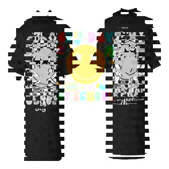 Happy 67Th Day Of School Vibes Smile Face 67 Days Of School T-Shirt | Mazezy