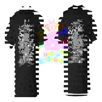 Happy 6Th Birthday Sprunky Simon Funbot Oren Pinki T-Shirt | Seseable CA