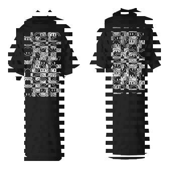 Happy Face Checkerboard Pattern Minimal – Checkered Smile T-Shirt | Mazezy