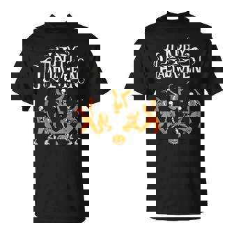 Happy Halloween Hip Hop Dancer Breakdancers Dance Teachers T-Shirt | Mazezy