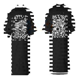 Happy New Year Gnomes Saying Hanging With My Gnomies T-Shirt - Thegiftio