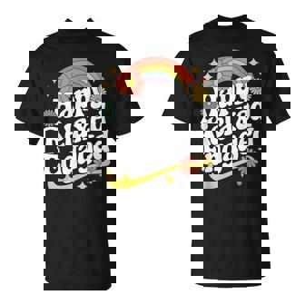 Happy Relaxed Engaged Behavior Analyst Aba Therapist Groovy T-Shirt | Mazezy