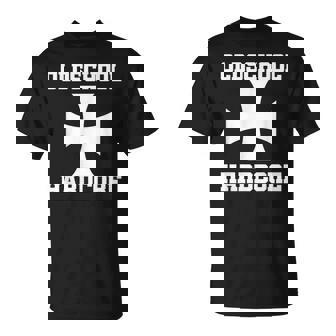 Hardcore Iron Cross Biker WWHC Oldschool T-Shirt | Mazezy