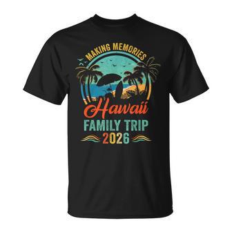 Hawaii Family Vacation 2026 Beach Trip Family Matching T-Shirt - Thegiftio UK