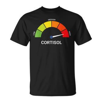 The Health Effects Of High Cortisol Levels Quote T-Shirt - Thegiftio UK