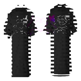 Heart Hands Taylor First Name Girl Vintage 80'S Pink T-Shirt - Monsterry