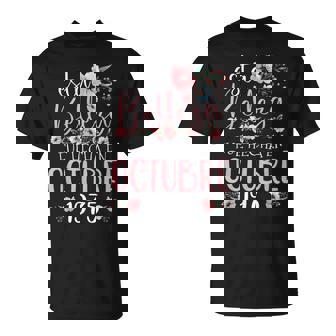 Hecha En Octubre 1975 Regalo 50 Años Cumpleaños Camiseta unisex - Regaloses