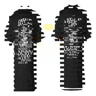 Hecho En 1964 61 Años Cumpleaños Moto Biker Hombre Motero Manga Larga Camiseta unisex - Regaloses