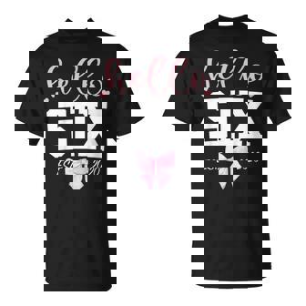 Hello Six Est 2020 6Th Birthday Girl Turning 6 T-Shirt | Seseable FR