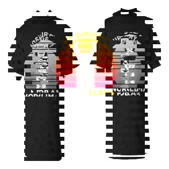 Hip Surgery Recovery Hip Replacement No Probllama T-Shirt | Mazezy