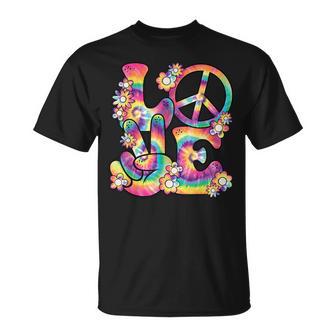 Hippie Outfits Damen Herren Mädchen Jungen Kinder T-Shirt - Geschenkecke