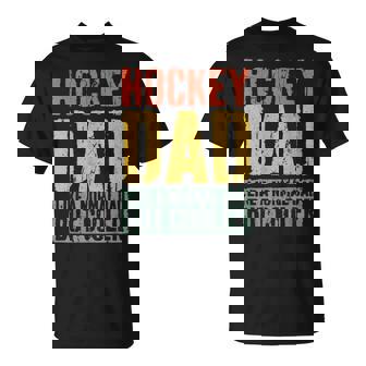 Hockey Dad Fathers Day Hockey Dad T-Shirt - Thegiftio