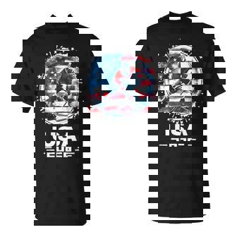 Hockey Fans United States Hockey Team Apparel Ice Hockey T-Shirt | Mazezy