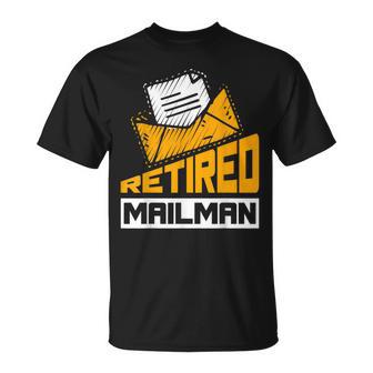 Hombre Cotización Jubilada De Jubilaciónintage De Cartero Para Trabajador Postal Camiseta unisex - Regaloses