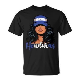 Honduran Girl Honduras Flag Proud Hondureña Women T-Shirt - Thegiftio UK