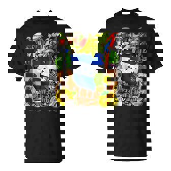 Honduras Heritage Honduran Flag Honduras Heritage Roots T-Shirt - Monsterry