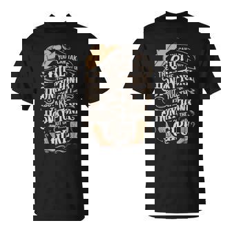 Honky Tonk Girl Western Farm Musician Honky Tonk T-Shirt | Mazezy