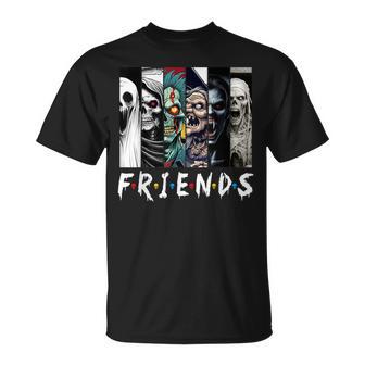 Horror Characters Friend Halloween Family Matching Scary T-Shirt - Thegiftio