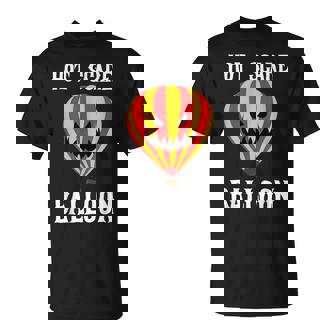 Hot Air Balloon Scary Ballooning Halloween Graphic T-Shirt | Mazezy