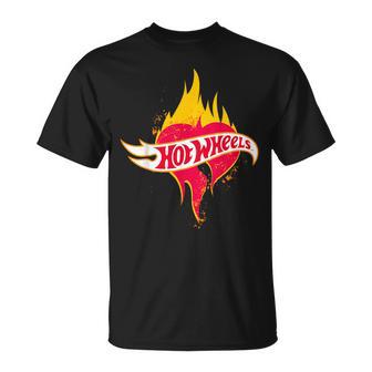 Hot Wheels Coeurs En Flammes Officiel T-Shirt - Cadeauxyz