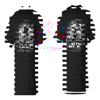 House Music Dj Camisaibrante Colorido Edm Rave Festival Camiseta unisex - Regaloses