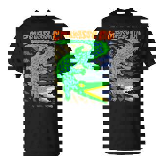 Hug Me Written In French Language Crocodile Pop Art T-Shirt | Mazezy