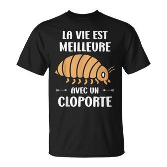 Humour Insecte Laie Est Meilleure Avec Un Cloporte T-Shirt - Cadeauxyz