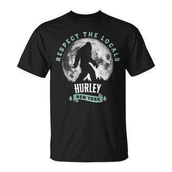 Hurley New York Respect The Locals Bigfoot Night Stroll T-Shirt - Thegiftio UK