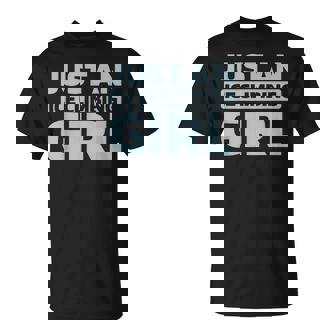 Ice Climbing Climber Climb Just An Ice Climbing Girl T-Shirt | Mazezy