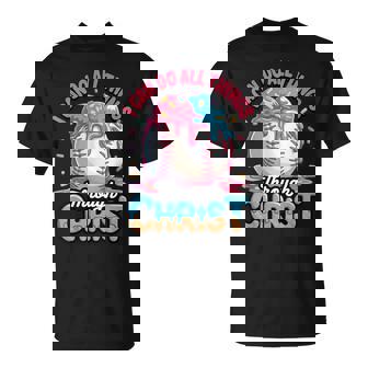 Ice Cream Drip Baseball Stuff Philippians 4 T-Shirt - Monsterry