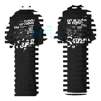 Ich Kreische Nicht Das Istopranopranistin Choringen T-Shirt - Seseable